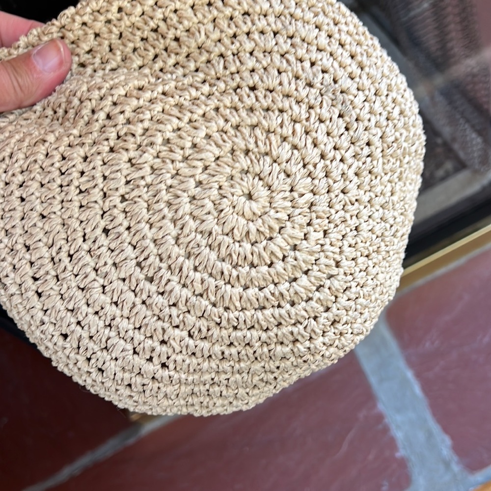 Crochet look hobo crossbody bag unbranded - Picture 3 of 14